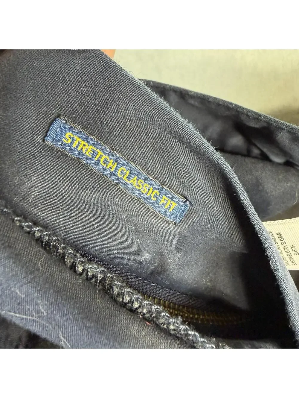 Polo Ralph Lauren Pants Mens 48Bx30 Navy Blue Stretch Classic Fit Jeans - Picture 6 of 9